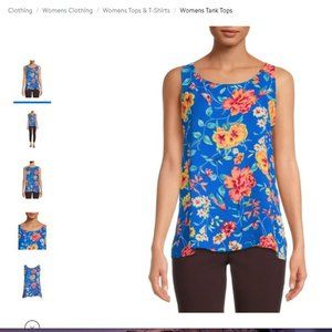 Pioneer Woman Scoop Neck Tank, new, size Large